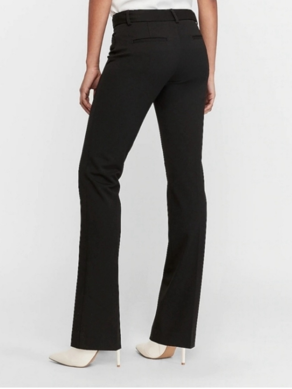 Express Women's Stretch Low Rise Barely Boot Editor Dress Pants Trousers Sz 14 L
